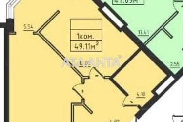 1-комнатная квартира по адресу ул. Дача Ковалевского (площадь 50 м²) - Atlanta.ua - фото 16