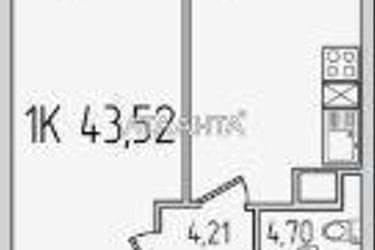 1-кімнатна квартира за адресою вул. Сахарова (площа 43,3 м²) - Atlanta.ua - фото 7