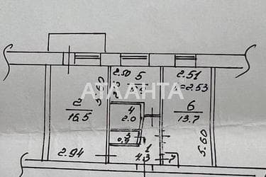 2-кімнатна квартира за адресою вул. Гайдара(Спортивна) (площа 44,5 м²) - Atlanta.ua - фото 17