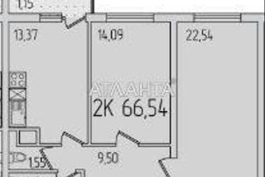 2-кімнатна квартира за адресою вул. Сахарова (площа 66,1 м²) - Atlanta.ua - фото 10