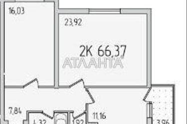 2-кімнатна квартира за адресою вул. Сахарова (площа 65,9 м²) - Atlanta.ua - фото 7