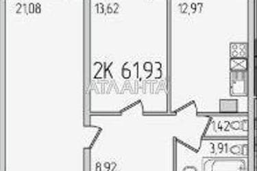 2-комнатная квартира по адресу ул. Сахарова (площадь 62 м²) - Atlanta.ua - фото 8