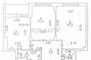 2-кімнатна квартира за адресою вул. Європейська (площа 53,5 м²) - Atlanta.ua - фото 22