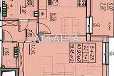 1-комнатная квартира по адресу ул. Бочарова ген. (площадь 38,5 м²) - Atlanta.ua - фото 9