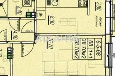 1-комнатная квартира по адресу ул. Бочарова ген. (площадь 38,1 м²) - Atlanta.ua - фото 8