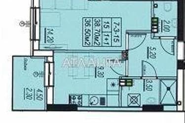 1-комнатная квартира по адресу ул. Бочарова ген. (площадь 36,5 м²) - Atlanta.ua - фото 7