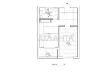 1-room apartment apartment by the address st. Krasnova (area 43,3 m²) - Atlanta.ua - фото 35