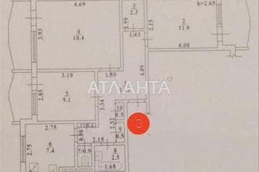 3-кімнатна квартира за адресою вул. Паустовського (площа 72 м²) - Atlanta.ua - фото 32
