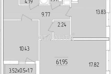2-rooms apartment apartment by the address st. Krasnova (area 62 m²) - Atlanta.ua - photo 8