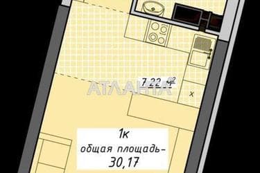 1-кімнатна квартира за адресою Курортний пров. (площа 30 м²) - Atlanta.ua - фото 28