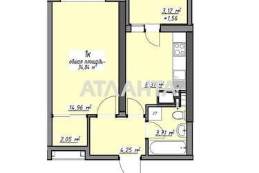 1-room apartment apartment by the address st. Glushko ak pr Dimitrova pr (area 34,8 m²) - Atlanta.ua - photo 14