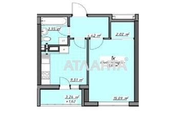 1-room apartment apartment by the address st. Glushko ak pr Dimitrova pr (area 36,6 m²) - Atlanta.ua - photo 6