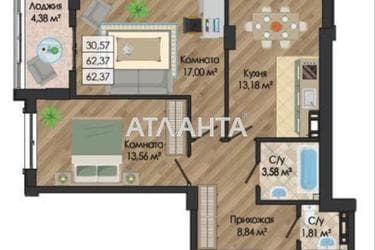 2-rooms apartment apartment by the address st. Nikolaevskaya (area 64,1 m²) - Atlanta.ua - photo 8