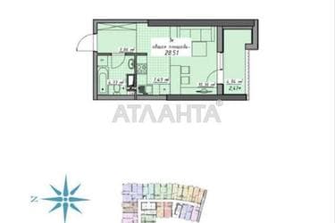 1-комнатная квартира по адресу Курортный пер. (площадь 29 м²) - Atlanta.ua - фото 28