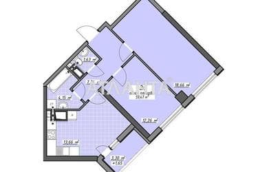 2-rooms apartment apartment by the address st. Glushko ak pr Dimitrova pr (area 59,5 m²) - Atlanta.ua - photo 21