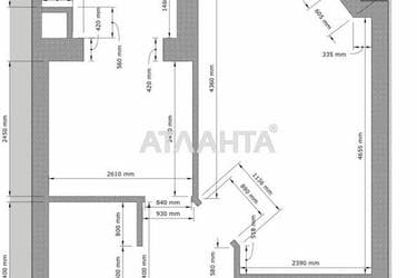 1-комнатная квартира по адресу ул. Мира (площадь 37,1 м²) - Atlanta.ua - фото 30