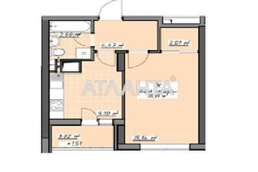 1-room apartment apartment by the address st. Glushko ak pr Dimitrova pr (area 35,9 m²) - Atlanta.ua - photo 16