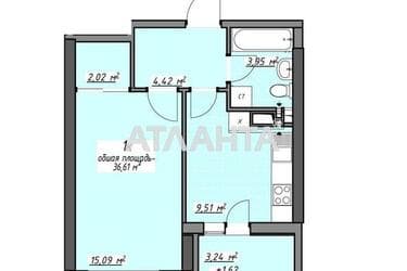 1-room apartment apartment by the address st. Glushko ak pr Dimitrova pr (area 36,6 m²) - Atlanta.ua - photo 21
