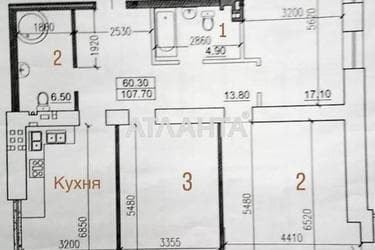 3-комнатная квартира по адресу ул. Литвака Бориса (площадь 107,7 м²) - Atlanta.ua - фото 56