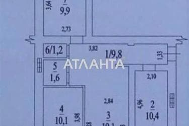 3-rooms apartment apartment by the address st. Bocharova gen (area 65 m²) - Atlanta.ua - photo 28