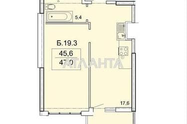 1-room apartment apartment by the address st. Topolinnyy per (area 47 m²) - Atlanta.ua - photo 9