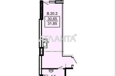 1-room apartment apartment by the address st. Topolinnyy per (area 31,9 m²) - Atlanta.ua - photo 9
