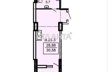 1-room apartment apartment by the address st. Topolinnyy per (area 30,6 m²) - Atlanta.ua - photo 9