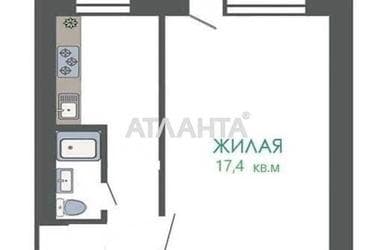 1-комнатная квартира по адресу Глушко ак. Пр. (площадь 29,7 м²) - Atlanta.ua - фото 16