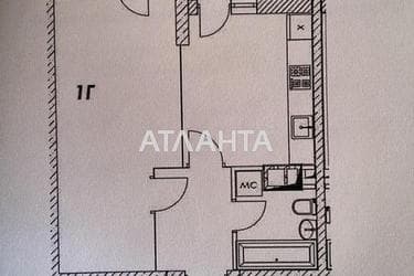 1-кімнатна квартира за адресою вул. Прохорівська (площа 41,8 м²) - Atlanta.ua - фото 8