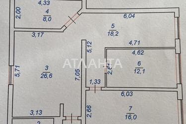 3-кімнатна квартира за адресою вул. Кудряшова (площа 88,7 м²) - Atlanta.ua - фото 12