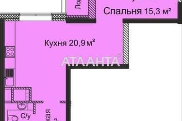 1-room apartment apartment by the address st. Inglezi 25 chapaevskoy div (area 49 m²) - Atlanta.ua - photo 12