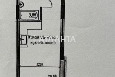 1-кімнатна квартира за адресою вул. Радісна (площа 24,7 м²) - Atlanta.ua - фото 26
