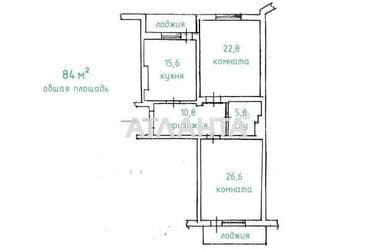 2-кімнатна квартира за адресою вул. Топольова (площа 84 м²) - Atlanta.ua - фото 22