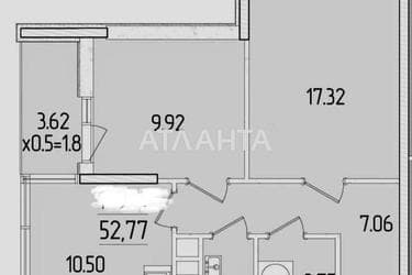 2-кімнатна квартира за адресою вул. Краснова (площа 53 м²) - Atlanta.ua - фото 15