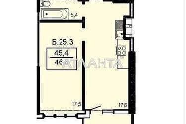 1-room apartment apartment by the address st. Topolinnyy per (area 46,8 m²) - Atlanta.ua - photo 14