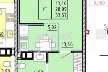 1-room apartment apartment by the address st. Franko Ivana (area 33,6 m²) - Atlanta.ua - photo 12