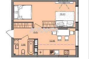1-room apartment apartment by the address st. Bocharova gen (area 39,3 m²) - Atlanta.ua - photo 10