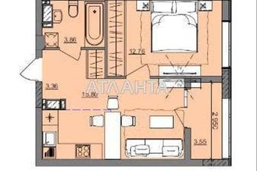 1-room apartment apartment by the address st. Bocharova gen (area 40,3 m²) - Atlanta.ua - photo 10