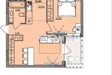 1-room apartment apartment by the address st. Bocharova gen (area 43,2 m²) - Atlanta.ua - photo 7