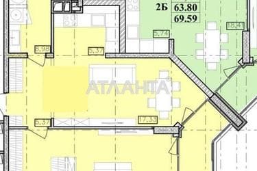 1-room apartment apartment by the address st. Franko Ivana (area 68 m²) - Atlanta.ua - photo 16