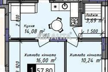 2-кімнатна квартира за адресою вул. Промислова (площа 57,8 м²) - Atlanta.ua - фото 9