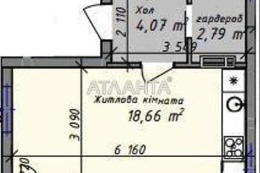 1-кімнатна квартира за адресою вул. Промислова (площа 34,3 м²) - Atlanta.ua - фото 10