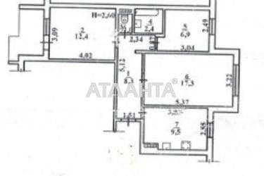 3-кімнатна квартира за адресою вул. Лядова (площа 63 м²) - Atlanta.ua - фото 28