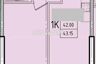 1-кімнатна квартира за адресою вул. Генуезька (площа 43 м²) - Atlanta.ua - фото 46