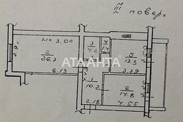 2-комнатная квартира по адресу Хвойный пер. (площадь 74,9 м²) - Atlanta.ua - фото 20