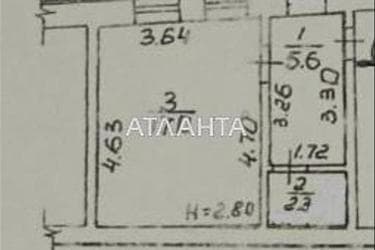 2-rooms apartment apartment by the address st. Kosvennaya Vegera (area 37 m²) - Atlanta.ua - photo 22