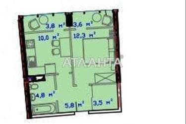 1-кімнатна квартира за адресою вул. Гоголя (площа 43,9 м²) - Atlanta.ua - фото 10