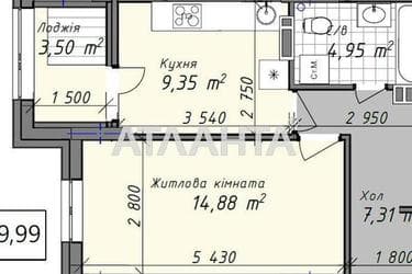 1-room apartment apartment by the address st. Promyshlennaya (area 40,0 m²) - Atlanta.ua - photo 7