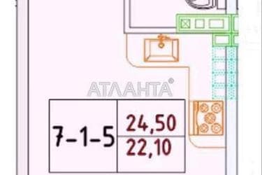 1-комнатная квартира по адресу ул. Бочарова ген. (площадь 24 м²) - Atlanta.ua - фото 26