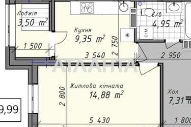 1-room apartment apartment by the address st. Promyshlennaya (area 40,0 m²) - Atlanta.ua - photo 10